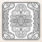 Unieke doodle kartonnen onderzetters (Voorkant)