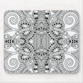 Unieke doodle muismat (Voorkant)