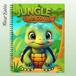 Unieke Doosschildpad Bosland Wilde Natuur 🐢 Notitieboek