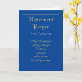 Unieke douanekaart voor uittredingsgebed kaart (Gele Bloem)