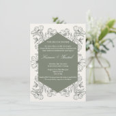 Unieke dubbelzijdige Arabisch Engels Elegant Islam Kaart (Staand voorkant)