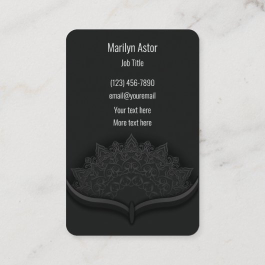 Unieke dubbelzijdige Visitekaartjes van klasse (Achterkant)