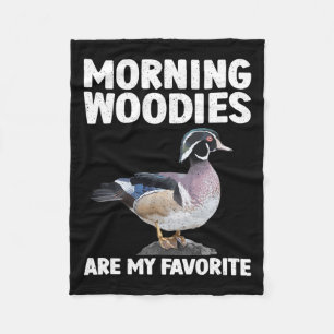 Unieke Duck Hunting Art voor Mannen Vrouwen Hunter Fleece Deken