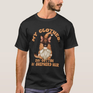 Unieke Duitse Herder Pap Gnome voor Vrouwen Hond Q T-shirt