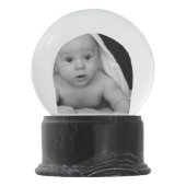 Unieke één van een soort gepersonaliseerde Douane Sneeuwbol (Achterkant)