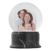 Unieke één van een soort gepersonaliseerde Douane Sneeuwbol (Voorkant)