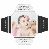 Unieke eerste vaderdag Nieuwe vader Baby Foto Voetbal (Enkel)