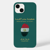 Unieke Egyptische reispas — Souvenir — Print Souve Case-Mate iPhone Case (Achterkant)