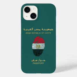 Unieke Egyptische reispas — Souvenir — Print Souve Case-Mate iPhone 14 Hoesje