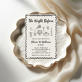 Unieke eigenzinnige hand getrokken retro repetitie kaart