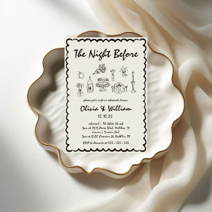 Unieke eigenzinnige hand getrokken retro repetitie kaart