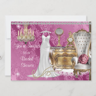Unieke ELEGANT  BRIDAL SHOWER INVITATION Kaart