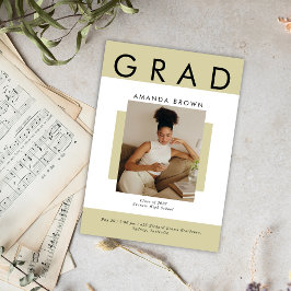 Unieke Elegant Magazine AFSTUDEERDER Aankondiging