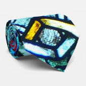 Unieke Elegant Notre Dame Glas in lood Stropdas (Opgerold)