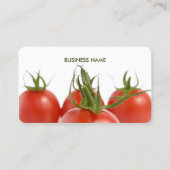Unieke Elegante Boer Groente Tomaten Visitekaartje (Voorkant)
