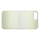 Unieke elegante Eenvoudige persoonlijke Groene Min Case-Mate iPhone Case (Achterkant (Horizontaal))