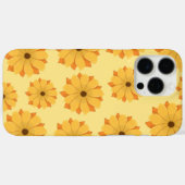 Unieke elegante gele bloem Case-Mate iPhone case (Achterkant (horizontaal))
