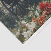 Unieke Elegante Memorial Funeral Carriage Decoupag Tissuepapier (Detail)