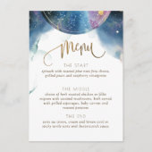 Unieke, elegante Waterverf van het thema Menu (Voorkant)