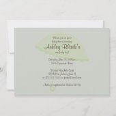 Unieke Elephant Family Baby shower uitnodiging (Achterkant)