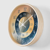 Unieke en aantrekkelijke 24 uur klok (Hoek)