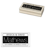 Unieke en creatieve blik rubberstempel (Gestempeld)