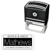 Unieke en creatieve blik  zelfinktende stempel (In situ)