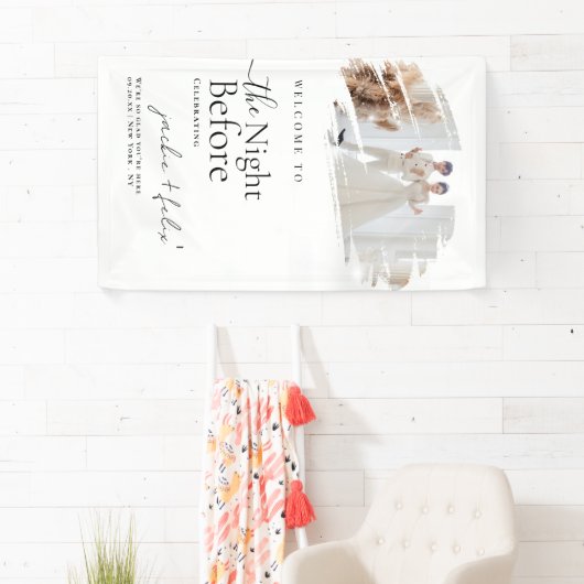 Unieke En Elegante Probediner Welkom Spandoek (Insitu)