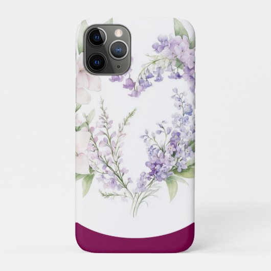 Unieke en gepersonaliseerde bloemen Case-Mate iPhone case (Achterkant)
