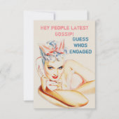 Unieke en grappige verloving aankondiging (Voorkant)
