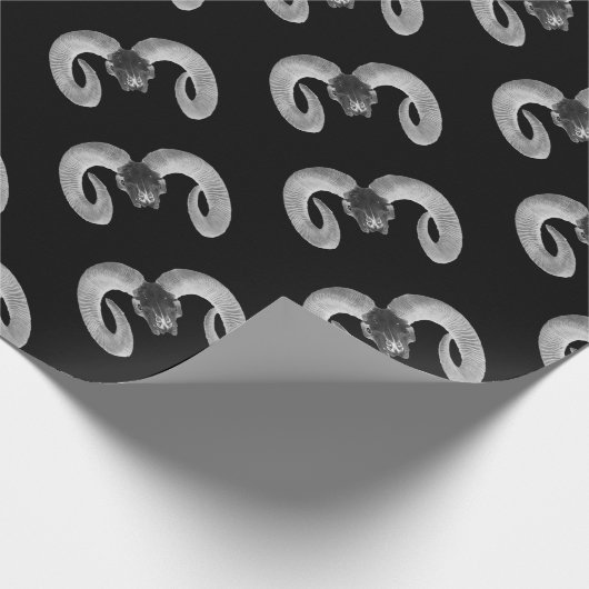 unieke en handgemaakte geitenkop cadeaupapier (Hoek)