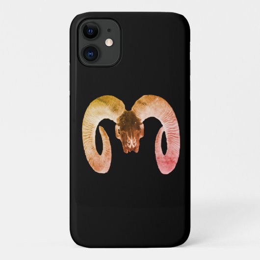 unieke en handgemaakte geitenkop Case-Mate iPhone case (Achterkant)