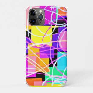 Unieke en kleurrijke neonpatronen Kunst Case-Mate iPhone Case