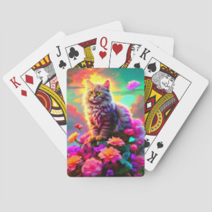 Unieke en leuke kaartspel voor kattenliefhebbers pokerkaarten