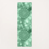 Unieke en prachtige groene Chakra Aura Zen Meditat Yogamat (Voorkant)