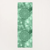Unieke en prachtige groene Chakra Aura Zen Meditat Yogamat (Achterkant)