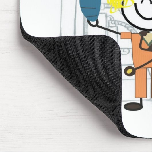 Unieke en Schattige cardiale zure cadeaus Muismat (Hoek)