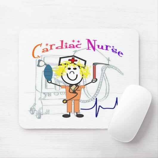 Unieke en Schattige cardiale zure cadeaus Muismat (Met muis)