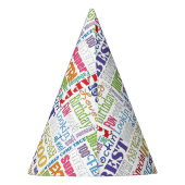 Unieke en speciale 100e verjaardag feestartikelen feesthoedjes (Achterkant)