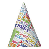 Unieke en speciale 100e verjaardag feestartikelen feesthoedjes (Rechts)