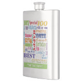 Unieke en speciale 100e verjaardag feestartikelen flacon (Links)