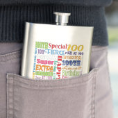 Unieke en speciale 100e verjaardag feestartikelen flacon (Voorbeeld)