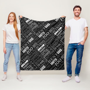 Unieke en speciale 100e verjaardag feestartikelen fleece deken