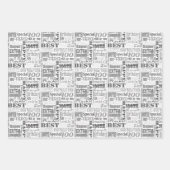 Unieke en speciale 100e verjaardag feestartikelen inpakpapier vel (Voorkant 2)