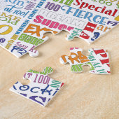 Unieke en speciale 100e verjaardag feestartikelen legpuzzel (Zijkant)