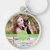 Unieke en speciale 100e verjaardag feestartikelen sleutelhanger (Voorkant)