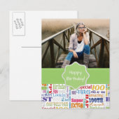 Unieke en speciale 100e verjaardag feestartikelen uitnodiging briefkaart (Voorkant / Achterkant)