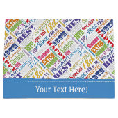 Unieke en speciale 18e verjaardag feestartikelen groot cadeauzakje (Voorkant)