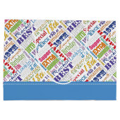 Unieke en speciale 18e verjaardag feestartikelen groot cadeauzakje (Achterkant)