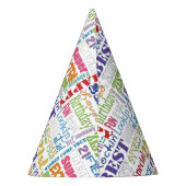 Unieke en speciale 21e verjaardag feestartikelen feesthoedjes (Achterkant)